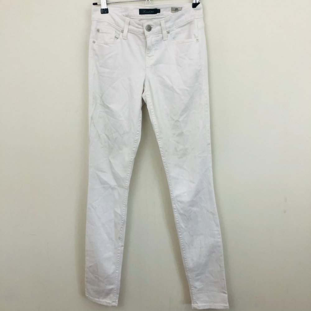 LEVEL 99 Revolve Liza White Skinny Jeans 25 - Picture 2 of 4